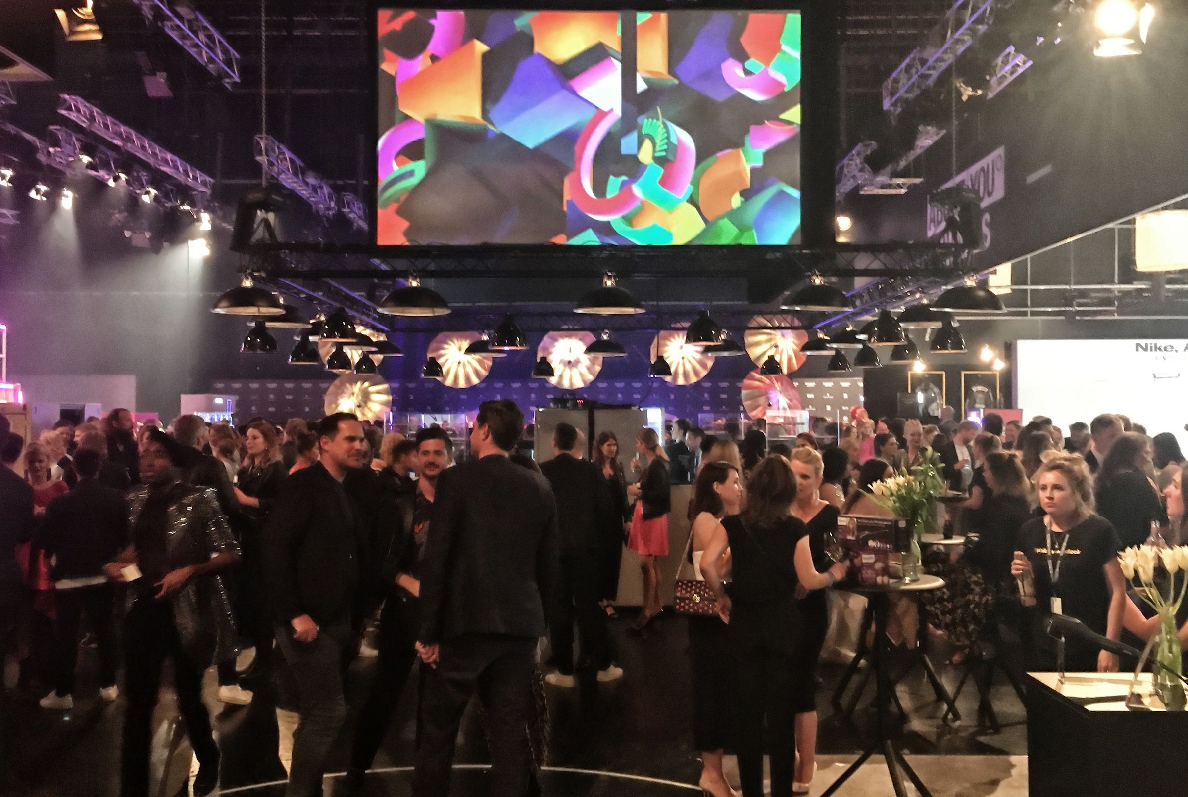 ProSiebenSat.1 event space with guests