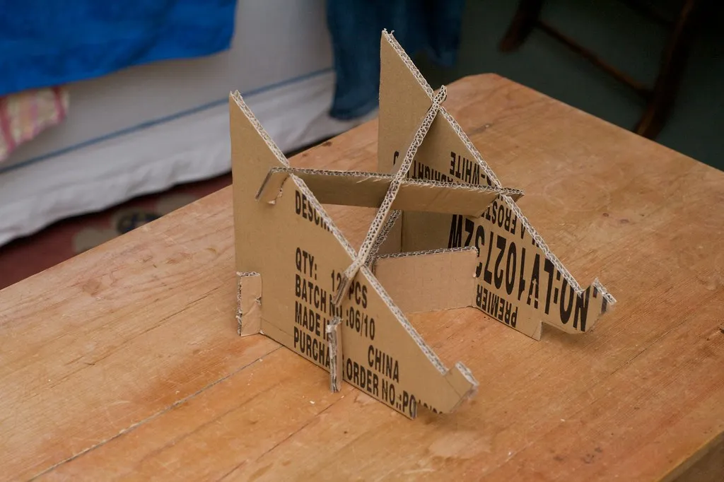 Prototyp aus einfachen Materialien